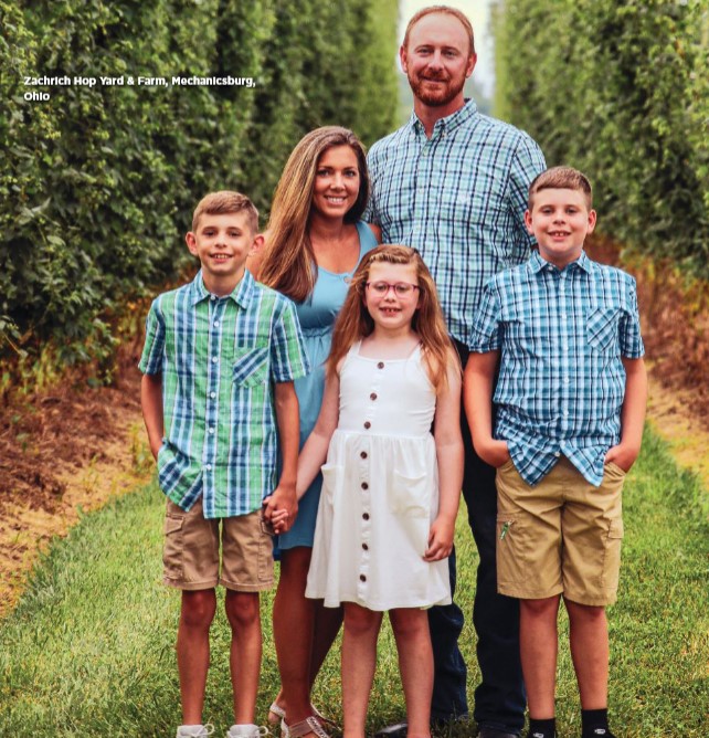 The Zachrich family, Ohio hop farmers