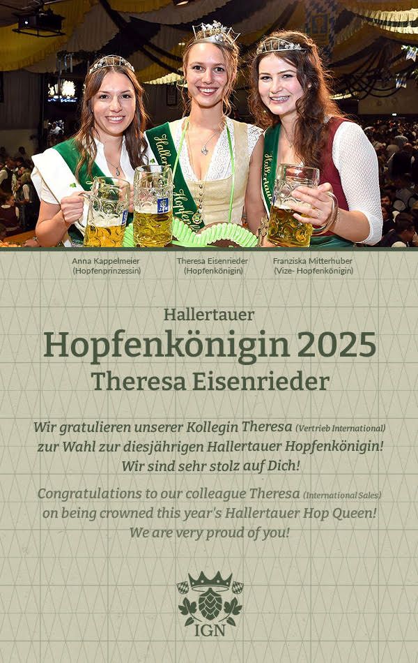 2025 Hallertau hop queen and her court